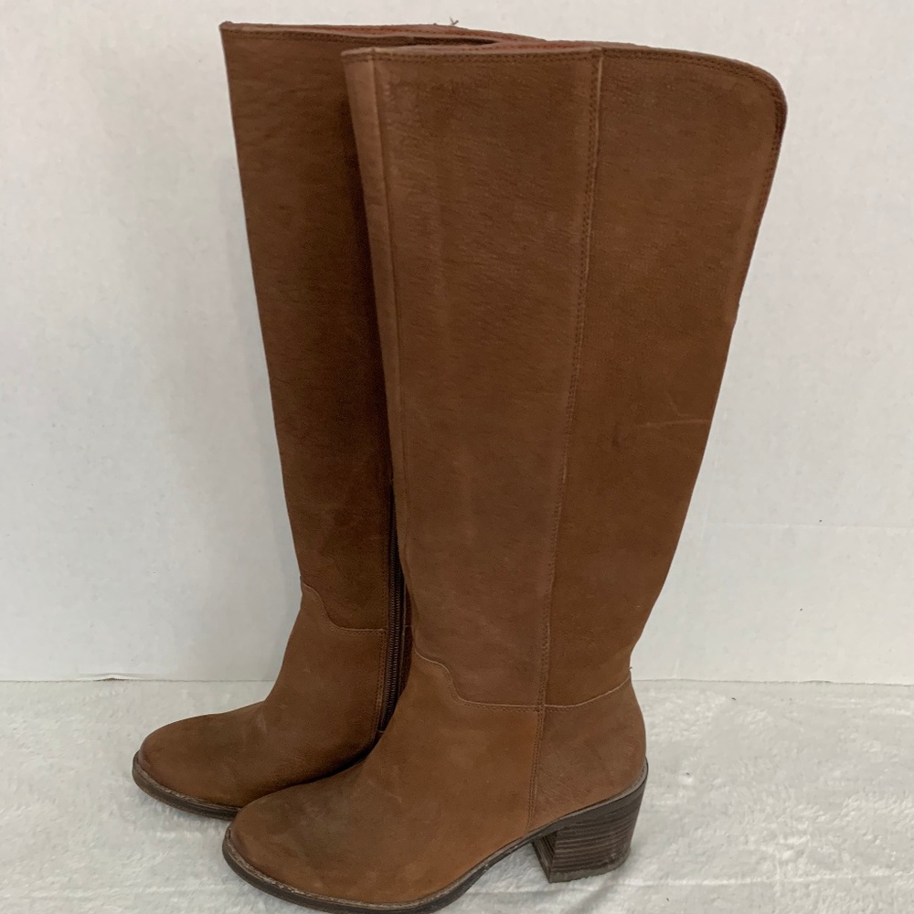 Lucky Brand Tall leather boots 10